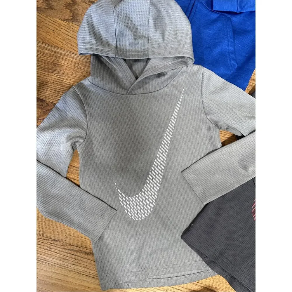 Lot of 4 UA Puma Nike Hoodie Zip Up Boys Sweatshirt Sizes 5-7